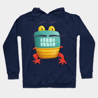 French frog monster creepy cute Hoodie